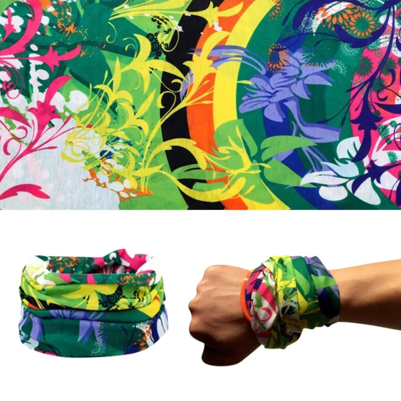 

1Pcs Camping Hiking Print Scarves Outdoor Sports Bandana Headscarves Activities Riding Headwear Men Women Scarf