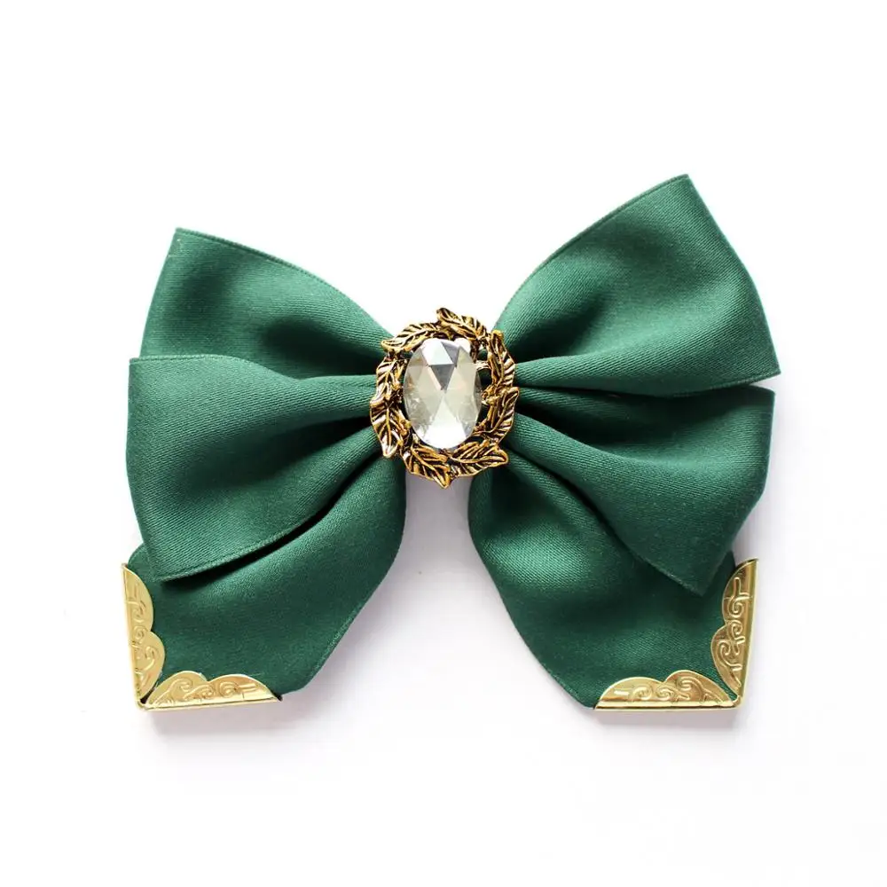 Ribbon Bow Tie Британский Для мужчин Для женщин свадебный банкет воротник Средства ухода за кожей Шеи Рубашка Лук Галстуки вручную из золотистого металла школьников бабочки со стразами и бантом - Цвет: Ribbon Bow Tie