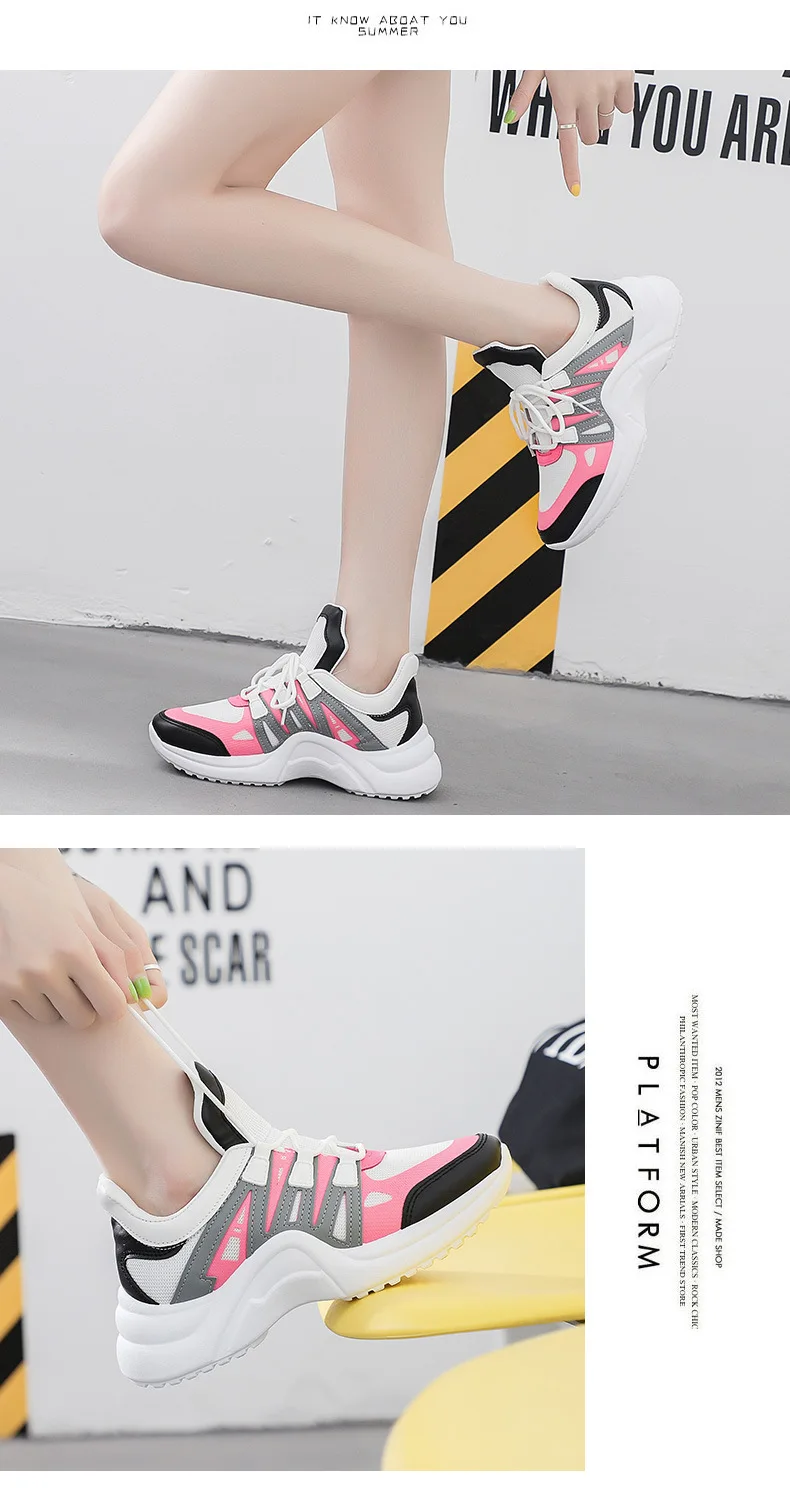 Г. Новая Осенняя Белая обувь на танкетке женские Сникеры на платформе tenis feminino Повседневная Женская Белая обувь женские большие размеры 35-43