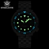 Steeldive SD1975  New Arrival 2021 Blue Hole Rubber Band Stainless Steel 316L Big Size Men Watch Automatic Tuna Can Diver Watch 2