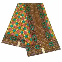 Африканская ткань высокого качества Последние полиэстер восковая Ткань 6 ярдов Анкара восковая печать африканская ткань Африканский принт