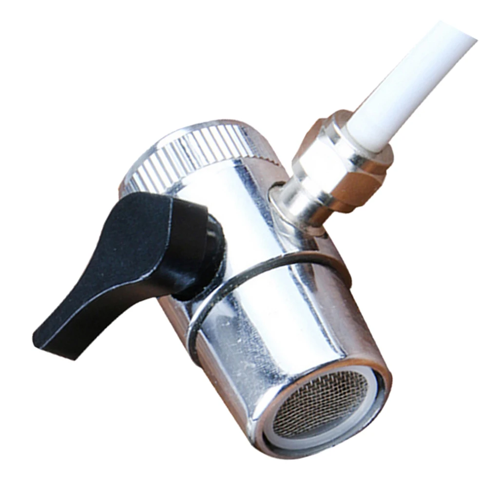 Valve Adapter Brass for Toilet Valve with Shut off-3 Way Tee Water Diverter