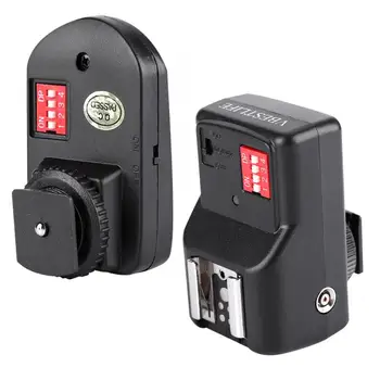 

VBESTLIFE 16 Channel Wireless Flash Trigger Set with 1 Transmitter 1 Receiver 1 Sync Wire Cable Flash Trigger Set