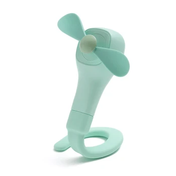 

Top Deals Mini Portable Hose Handle Hanging Stand Adjustable Handheld USB Charging Fan Cooler for Baby Stroller Student Use