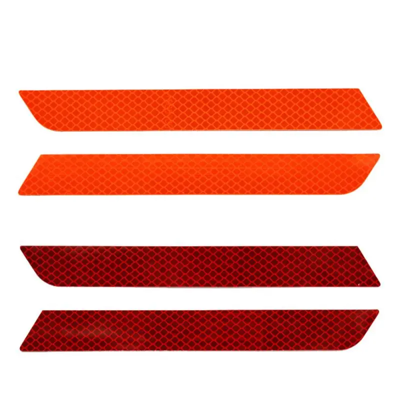 

For Nano Car Reflective Sticker Warning Strip Tape Traceless Protective Car Sticker Warn on Car Body Trunk Exterior Auto