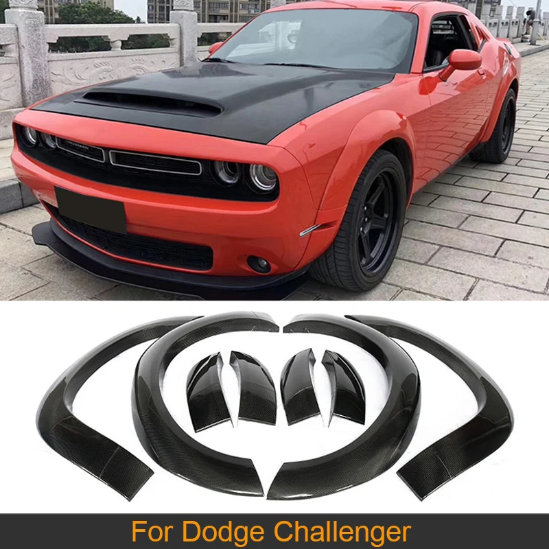 Боковые зеркала автомобиля арок Брызговики обложки планки для Dodge Challenger GT TA купе