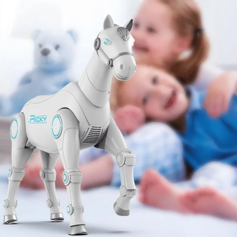 intelligent Mechanical Horse RC Animal Horse Simulative Singing Dance Voice Control RC Robot Horse Prank Joke Kids Pet Toy Gifts 5
