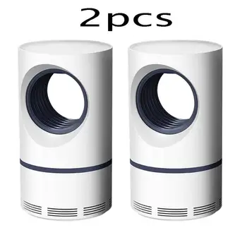 

2Pcs Indoor USB Mosquito Killer LED Home Light Baby Summer Trap Pest Control Assistant To The Body From Bite Trap Lights