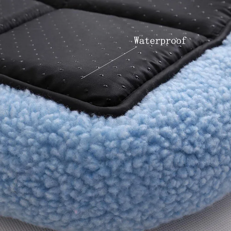 New Pet Cat Dog Mat Cushion Winter Warrm Washable Waterproof Bottom Small Medium Dogs Sleeping Bed Pad Solid Puppy Kitten Nest