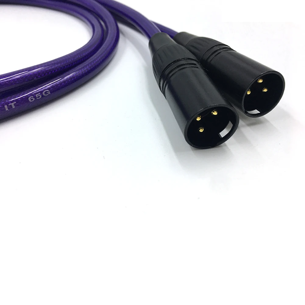 Colleimage пара HIFI VDH RCA к XLR аудио кабель 3 Pin 2 2RCA 0 75 м 1 5 м|Кабели VGA| |