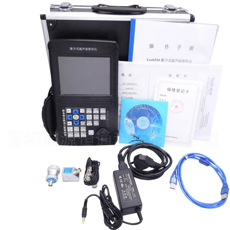 leeb510 digital ultrasonic metal flaw detector weld flaw detector
