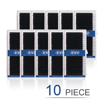 

10 Pcs/Pack Eyelash Extension,16 Rows 0.03mm Individual 3D Mink Extension Lashes Silk Faux Cils Dropshipping