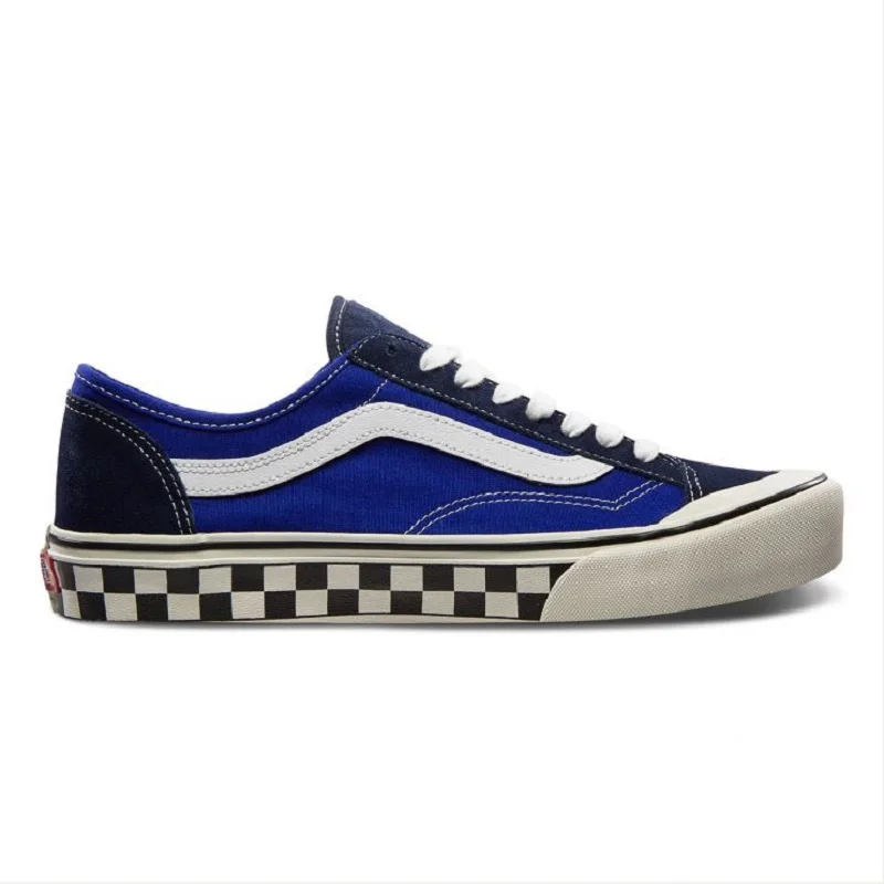 vans style 36 decon sf checkerboard true blue