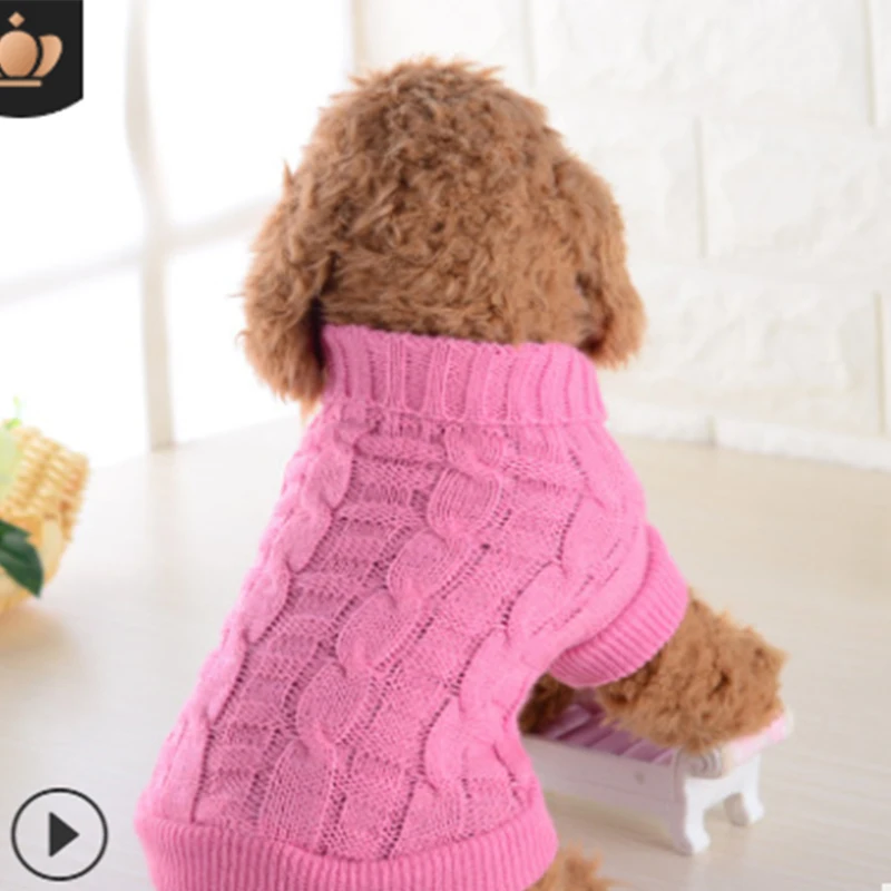 

Dog Clothes Autumn And Winter Wool Knitwear Keep Warm Against The Cold