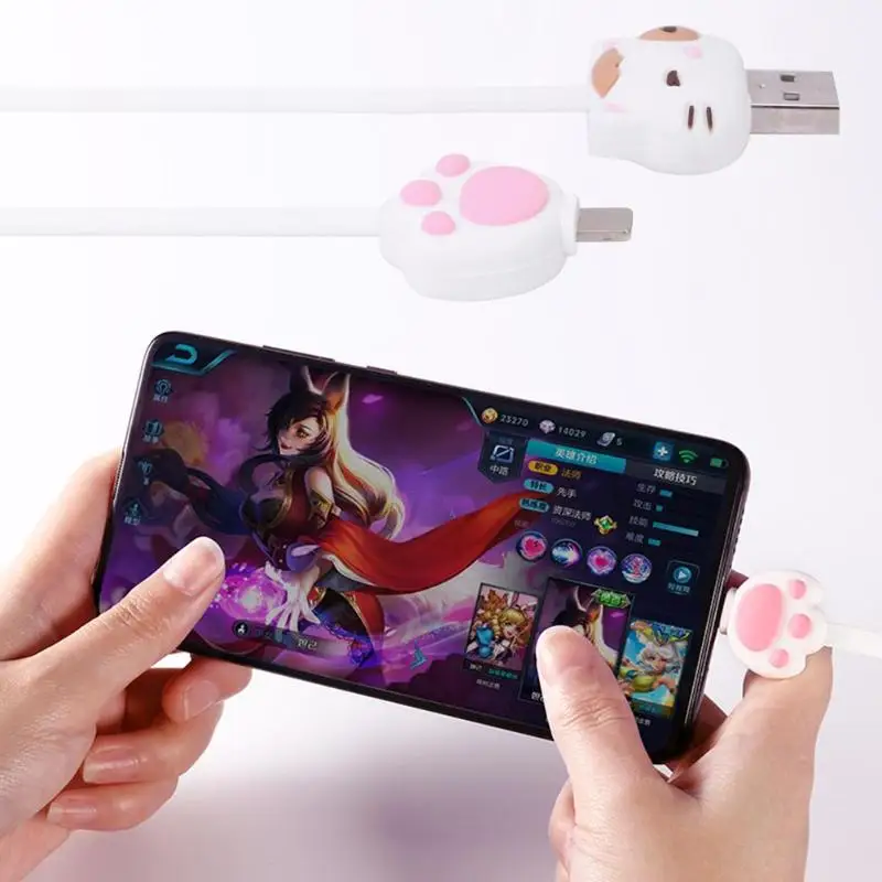 LOFTER мультфильм милый 8 Pin Зарядка через usb кабель 2.1A быстрое зарядное устройство передачи данных кабель провод линия для Мобильный телефон Apple