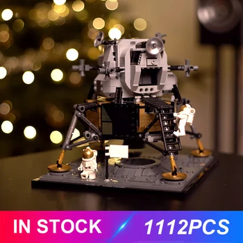 

New LepinBlocks Apollo 11 Lunar Lander Compatible IDEA 10266 Building Bricks Educational Toys Birthday Gifts