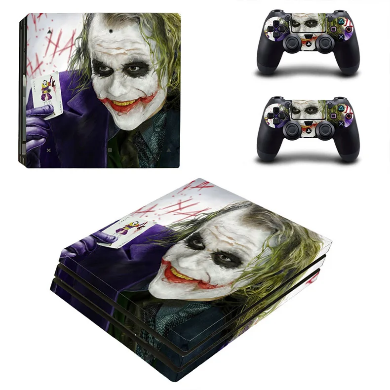 Joker PS4 Pro sticker s PS 4 Play station 4 Pro наклейки для кожи Наклейки Обложка Pegatinas для playstation 4 Pro консоли и контроллера