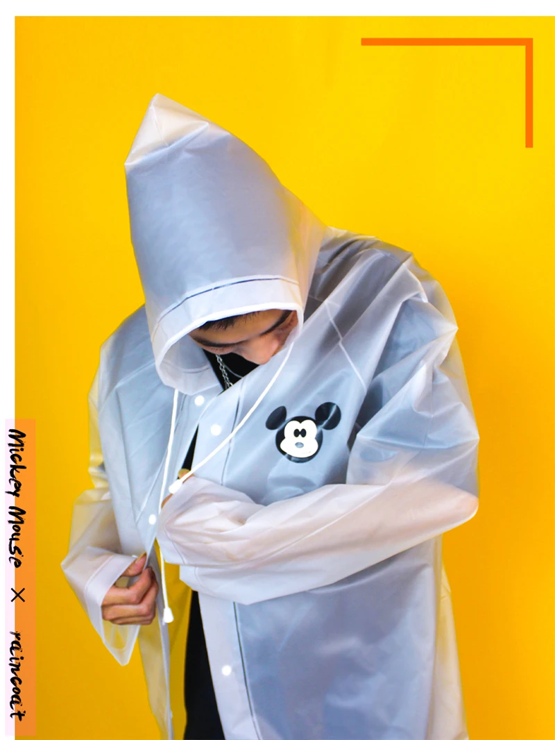 Disney-OligMaterial Imperméable pour Adultes, Poncho Imperméable