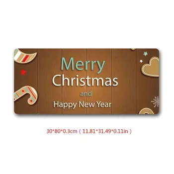 

Christmas theme oversized rubber mouse mat table mat, safe and durable