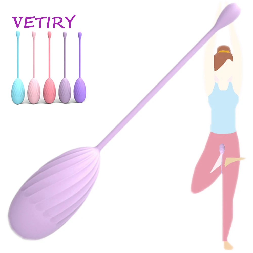 VETIRY 5Pieces/Set Safe Silicone Smart Kegel Ball Ben Wa Vagina Tighten Exercise Sex Toy for Women Vaginal Geisha | Красота и
