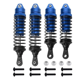 

RC Car Shock Absorber 4 Piece Front and Rear Shock Absorber Assembly for 1/10 Traxxas Slash 4X4 4WD Upgrade