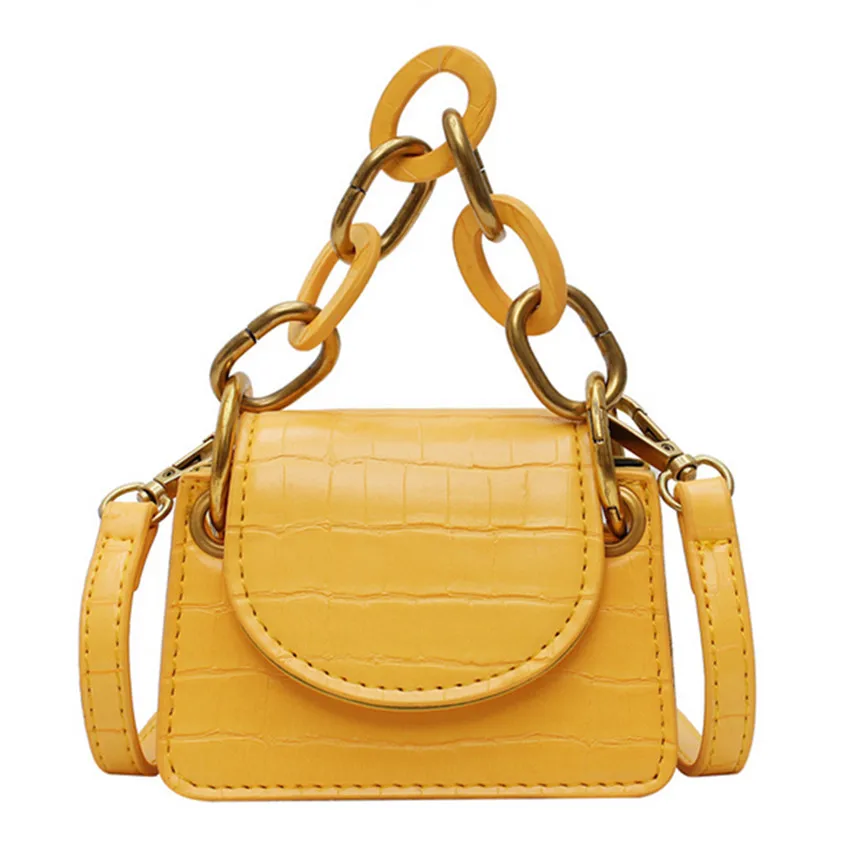 

Mini Bag Female 2019 New Messenger Bag Pattern Shoulder Bag Small Square Bag