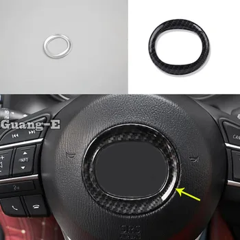 

Car Sticker Styling Cover Steering Wheel Interior Kit Switch Trim Frame Molding 1Parts For Mazda6 Mazda 6 Atenza 2017 2018 2019