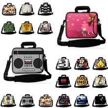 Неопреновый чехол для ноутбука сумка-мессенджер портфель 9,7 10, 12, 13, 14, 15, 17 15,6 13,3 11,6 дюймов ноутбук с алюминиевым корпусом Chromebook чехол через плечо сумки из натуральной кожи Funda