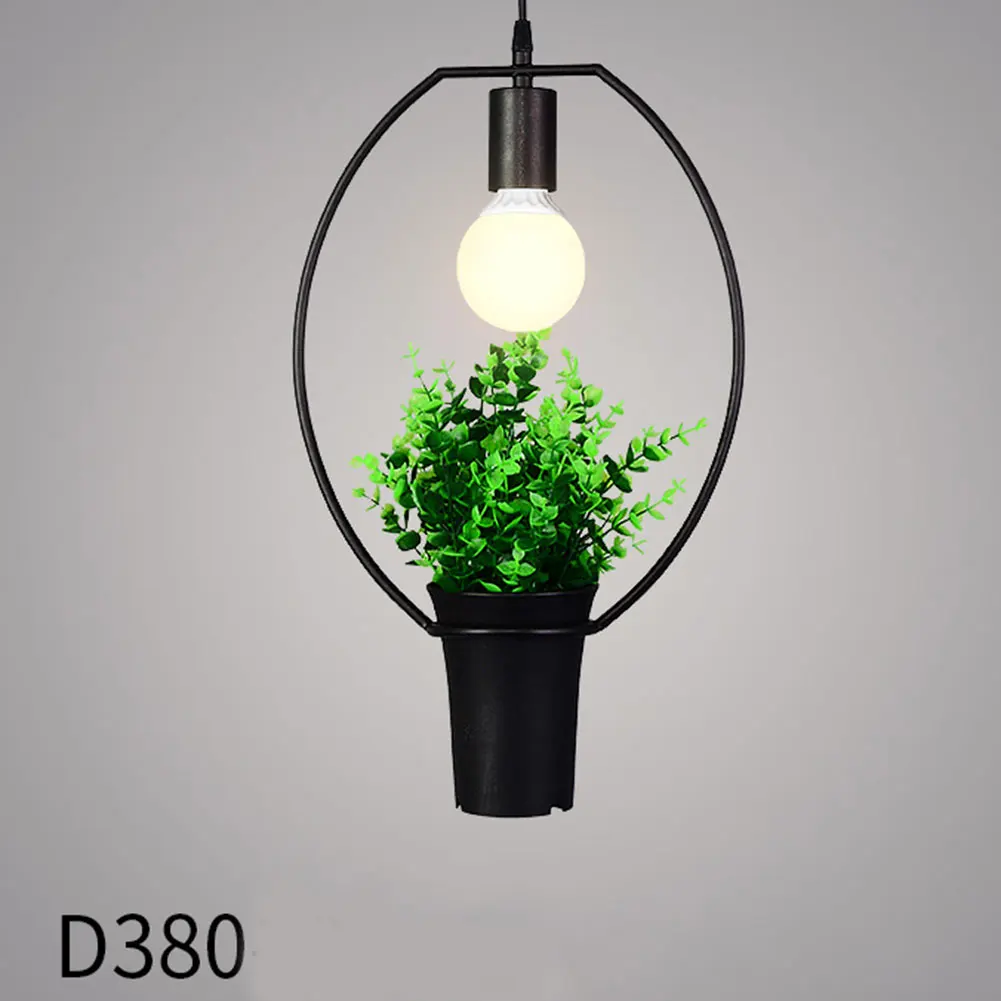 

Simple Plant Iron Chandelier Iron Lamp Geometry Plants Lights for Pub Music Restaurant QP2