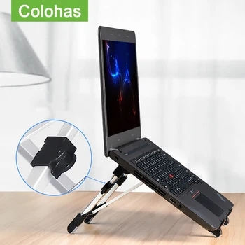 

Portable Laptop Stand Foldable Adjustable Support Notebook Base Stand Holder For Macbook Pro Lapdesk Computer Cooling Pad Cooler