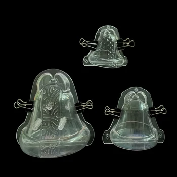 

3D Christmas bell Shape Polycarbonate chocolate Molds Candy Cake Decorating Pastry Tool Baking Chocolate Mould