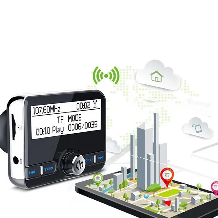 Dab цифровой радио ресивер FM-радио 87,5 МГц-108 МГц Автомобильный Bluetooth 4,2 0,5-2 Поддержка
