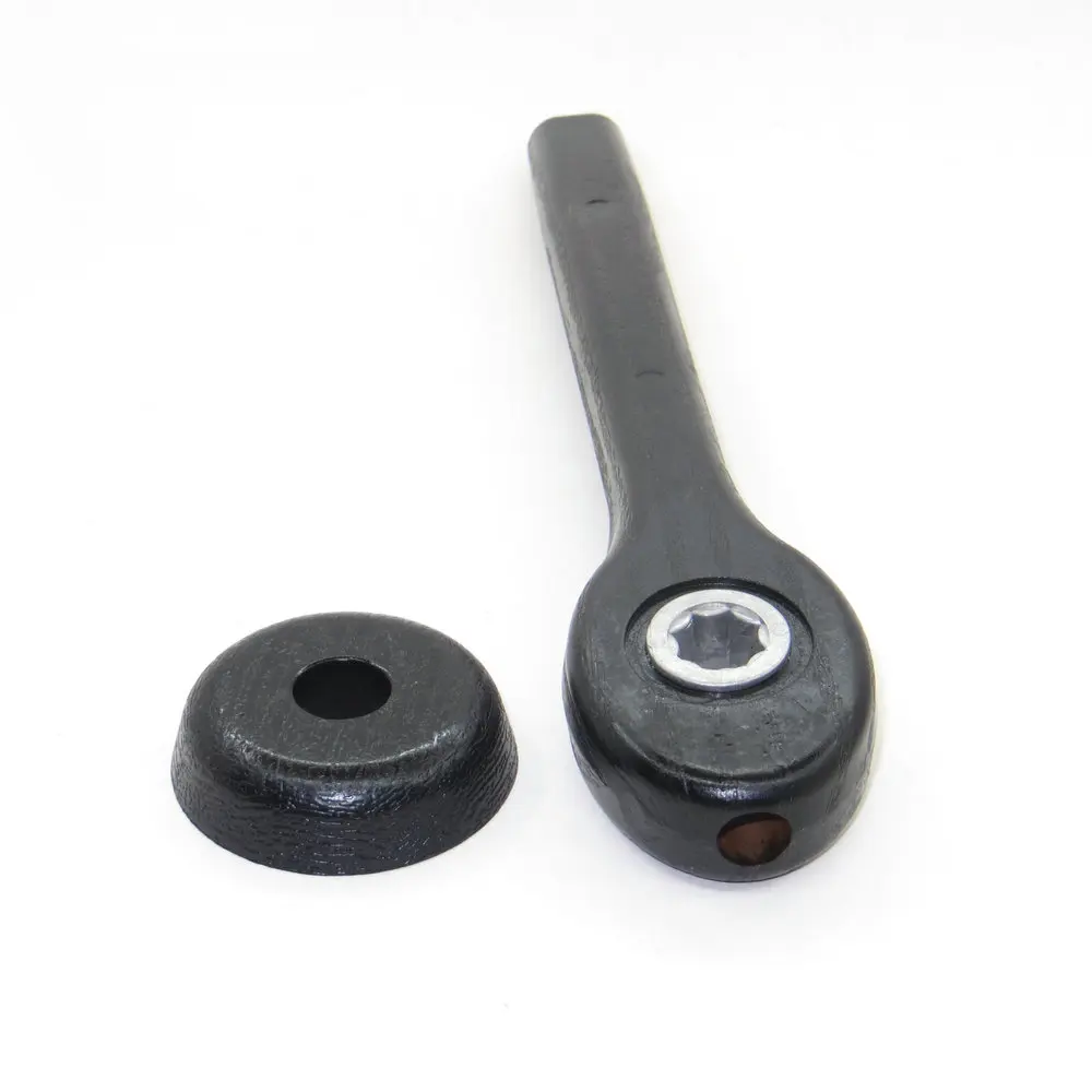 Lever Recliner Handle with Mahogany Finish Star Hole Lazy Boy Compatible