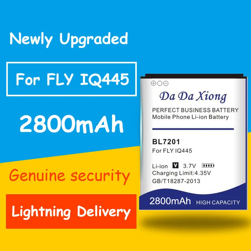 Аккумулятор BL7201 для FLY IQ445 IQ 445 BL 7201 2800 мАч мобильный телефон литий ионный