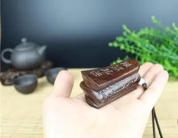 

Wood carving, promotion, wealth, small small coffin, ornaments, handlebars