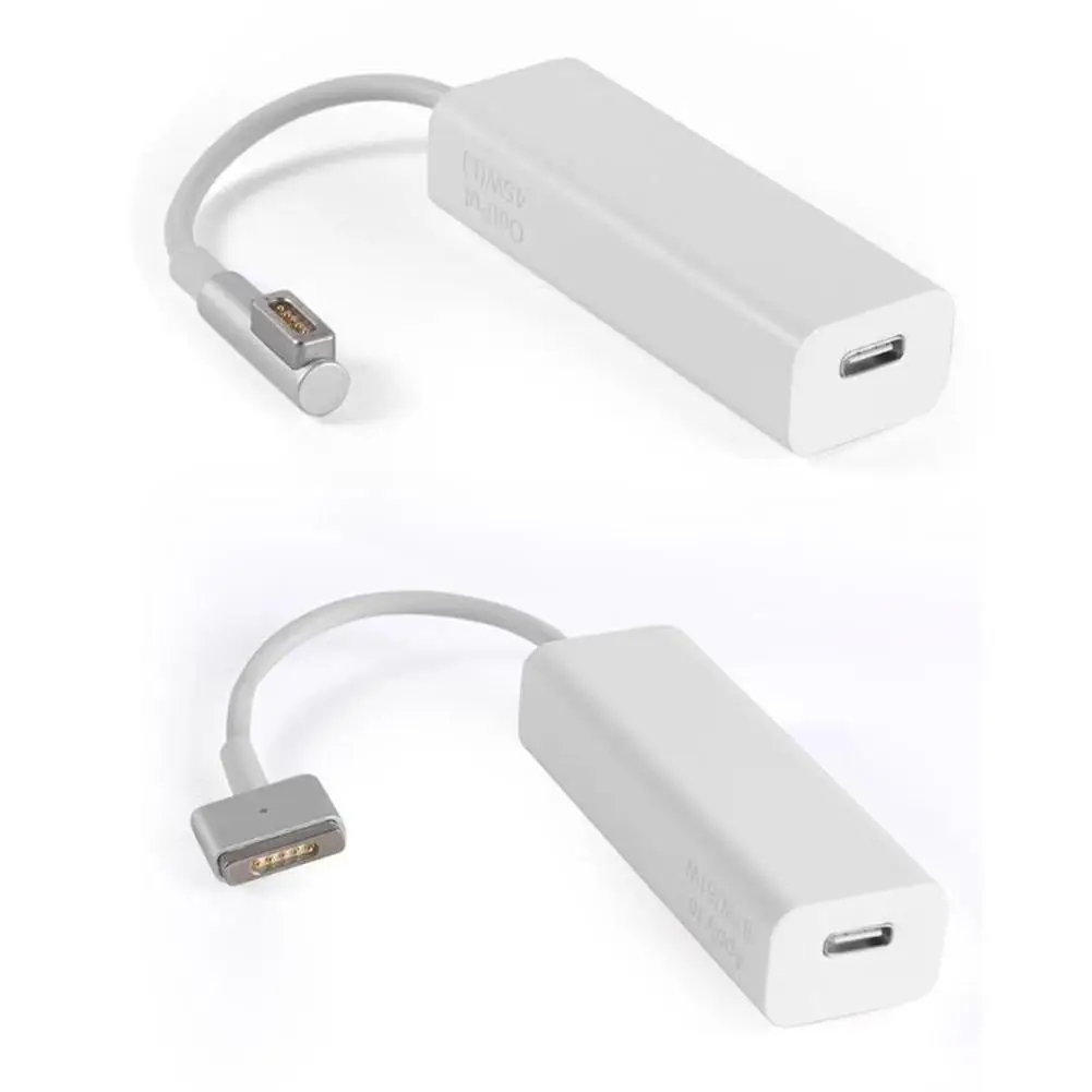 Skup T L szef USB C do Mag. Bezpieczny 45W 60W konwerter adapter do macbooka Pro komputera
