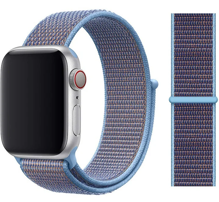 38 Cerulean Ремешок для apple watch 5 44 мм 40 мм 42 мм 38 мм iwatch Series 3 2 1 нейлоновый спортивный ремешок для часов Браслет apple watch 5 4 band - Цвет ремешка: 38 Cerulean