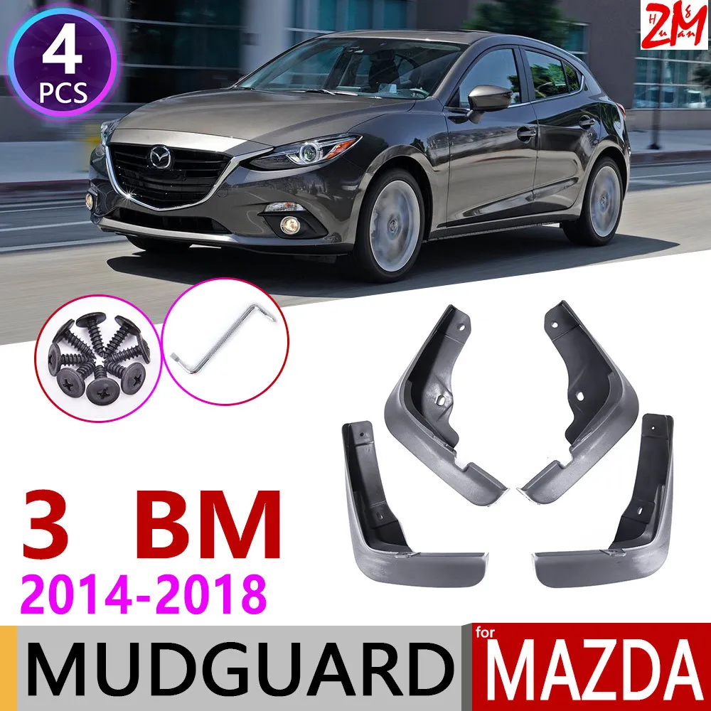 Брызговики для Mazda 3 BM Axela Hatchback 2014 ~ 2018 2005 | Автомобили и мотоциклы
