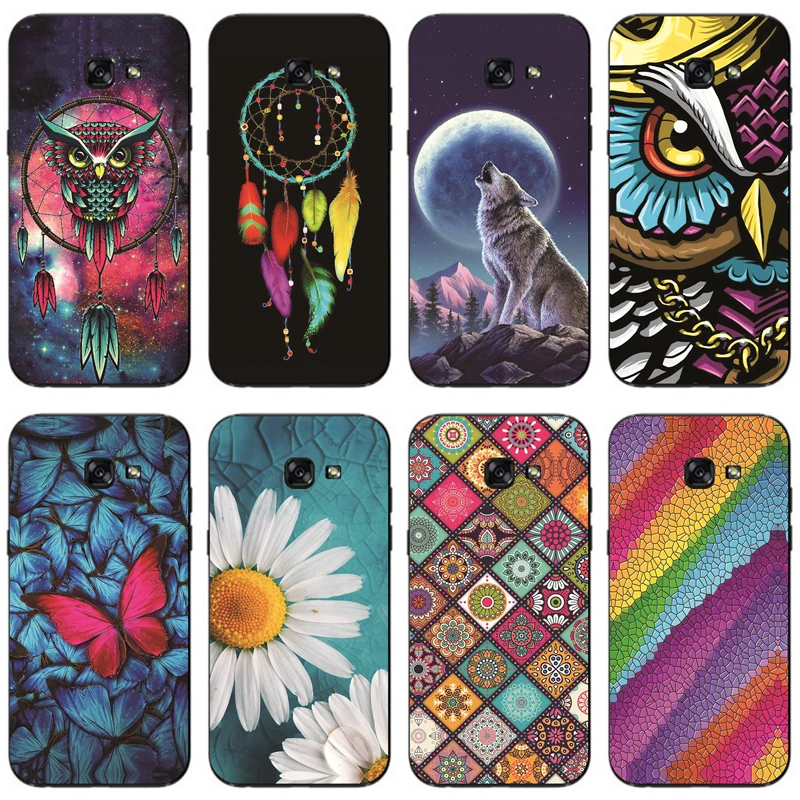 Case For Samsung A5 2017 Soft TPU Phone Silicon Galaxy SM-A520F Cover Full 360 Protective Shell | Мобильные телефоны и