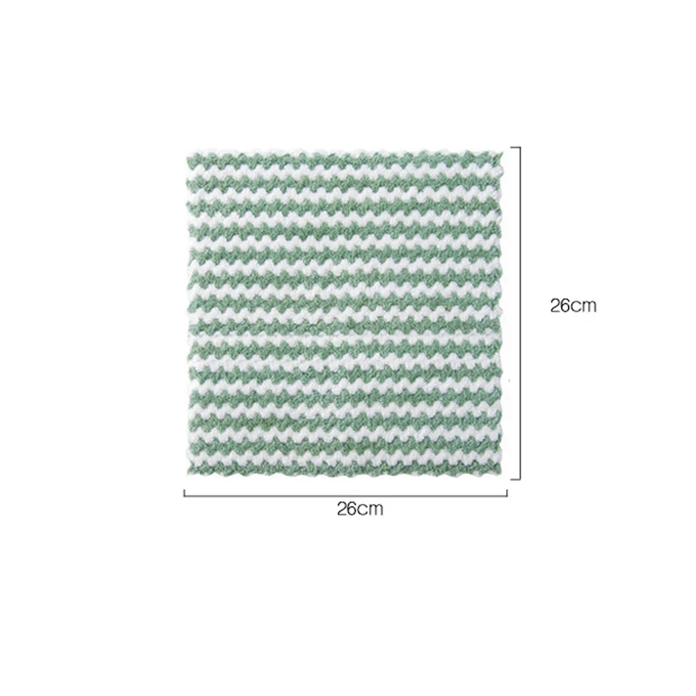 1 шт Полосатое домашнее кухонное полотенце s супер абсорбент микрофибра протрите стол кухонное полотенце для рук Чистящая салфетка для мытья посуды