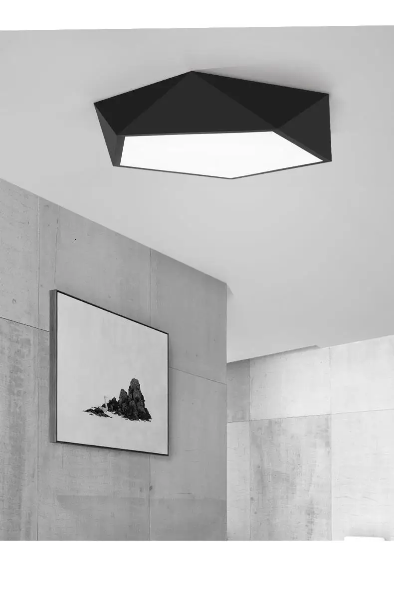 Moderna Lampen современный светильник Sufitowe плафон блеск De Led светильник светильники черный потолочный светильник