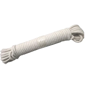 

Cotton 8 Strand Braided Rope Dia 5MM 10 Meters Diy Home Use Cotton Rope Thread Package Bandage Deco Hammock Drawstring Pocket