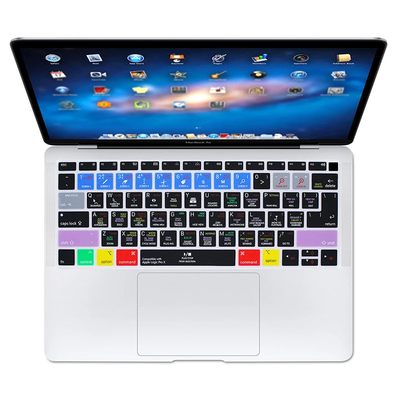 Клавиатура силиконовая для MacBook 13 дюймов 2018 дюймов|Чехлы клавиатуры| |
