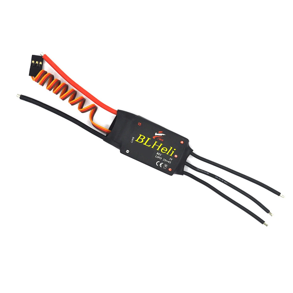 BLheli 12A 2-4S с 1 а/5 В BEC бесщеточный ESC для радиоуправляемого самолета вертолета