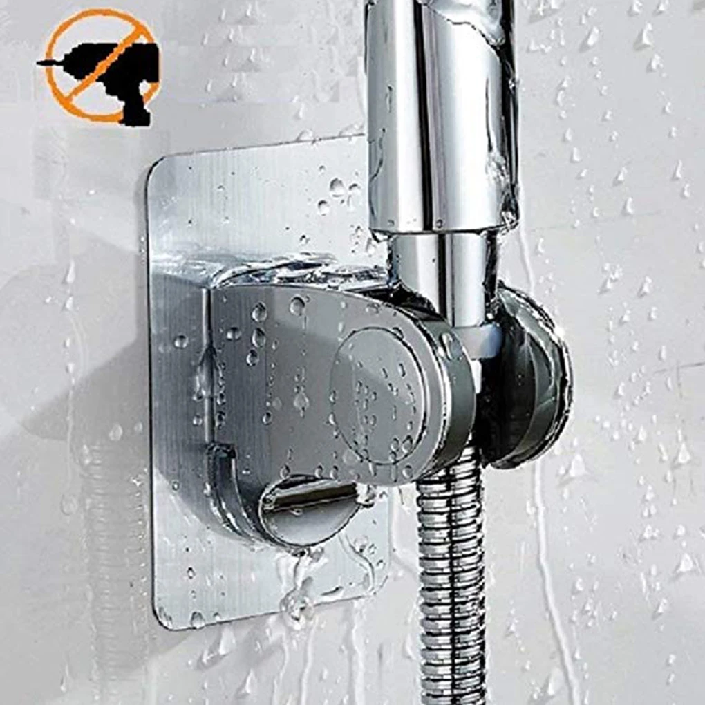 Adjustable Handheld Suction Up Drill-free Shower head Holder Fits Fixing Shower Head Stand Bracket Shower Holder Shower Seat afbeelding