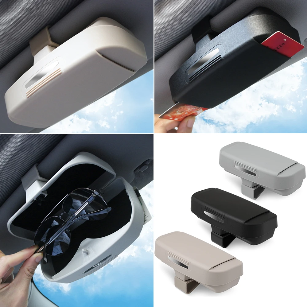 Car Glasses Box Storage Holder Sunglasses Case For Peugeot 208 Hyundai