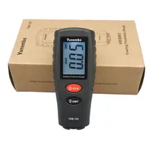 Yunombo Digital Backlight LCD Film Thickness Meter Car Paint Thickness Tester Coating Thickness Gauge YNB-100