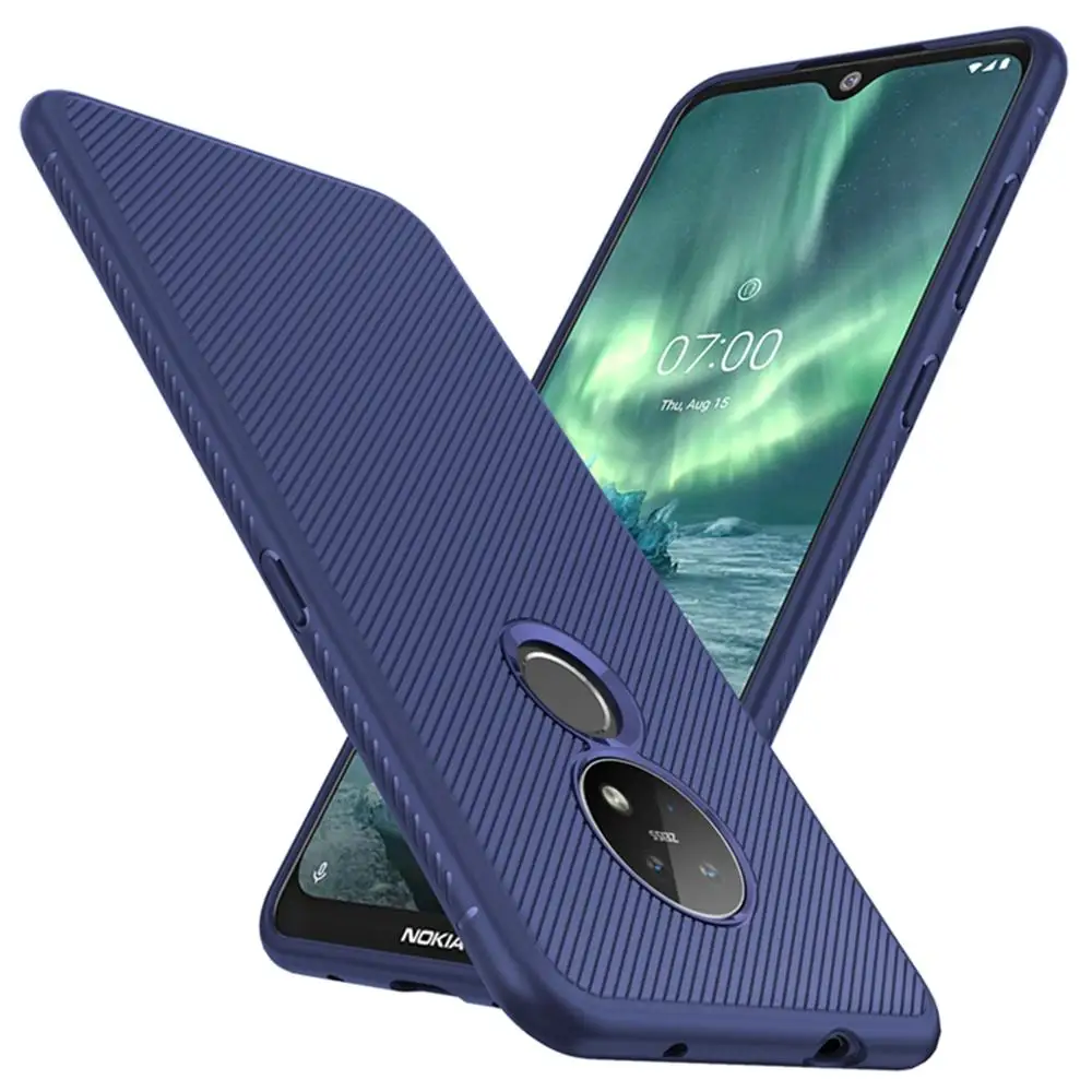 Для Nokia 7 2 6 чехол мягкий TPU устойчивый к царапинам защитный силиконовый