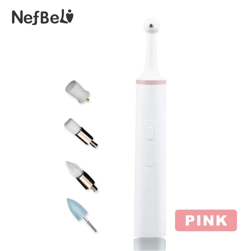 4 heads Pink Многофункциональное электрическое средство для полировки для зубов многофункциональное Стоматологическое средство для удаления пятен и налета Отбеливающее средство для чистки зубов - Цвет: 4 heads Pink