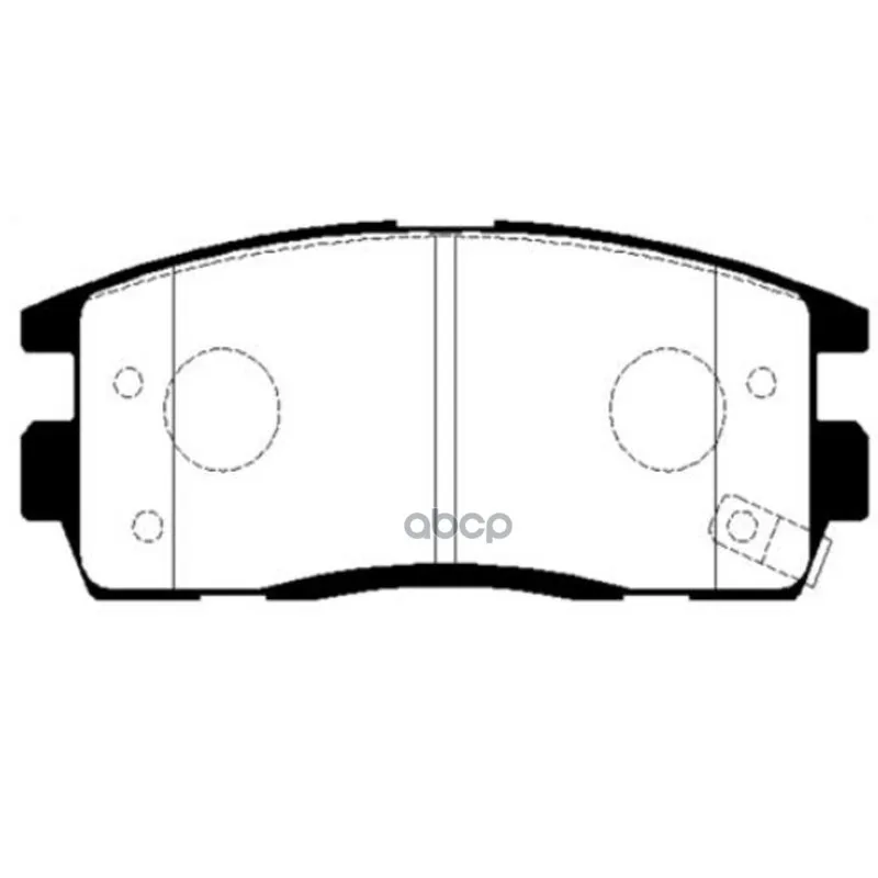 Ckkd-19_колодки Дисковые Задние! Chevrolet Captiva 2.0/2.4 06 Ctr Ckkd19 Ctr арт. CKKD19